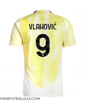 Juventus Dusan Vlahovic #9 Tricou Fotbal Replică 2024-25 Barbati Deplasare